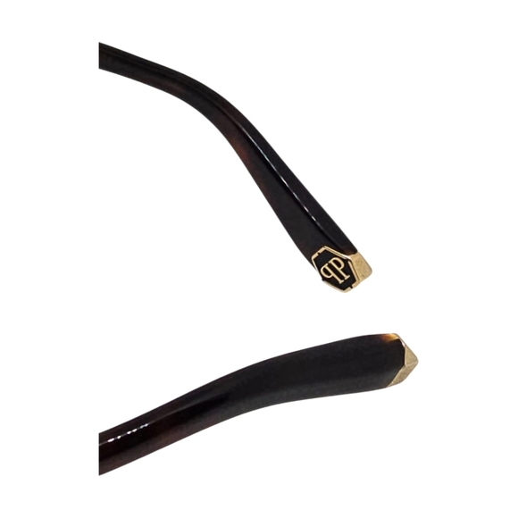 PHILIPP PLEIN Hexagonal brown Sunglasses - Picture 7 of 8